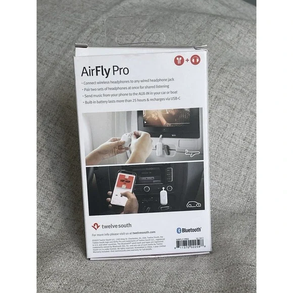 AirFly Pro Bluetooth WiFi Audio Transmitter/Receiver for Two Devices - Picture 4 of 10